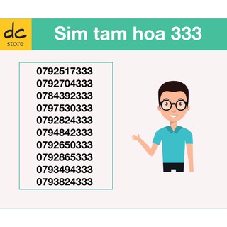 SIM TAM HOA 333 SIM SỐ ĐẸP MOBIFONE