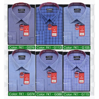 ÁO SƠ MI DÀI TAY REGULAR 375 VĨNH TIẾN KẺ CARO