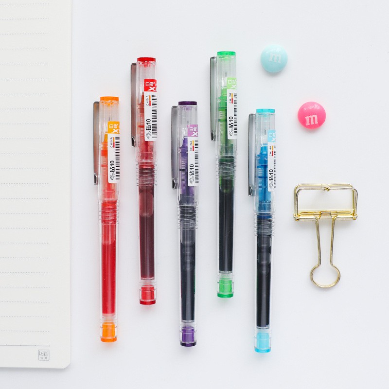 1 Bút Bi Trong Suốt Ngòi 0.5mm A6002