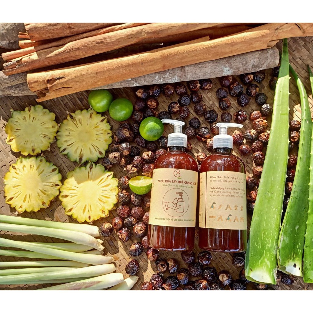 Xà Bông Rửa Tay Quế Trà Bồng 500ml 100% Thiên Nhiên Diệt Khuẩn Bảo Vệ Da Tay Có Giấy Chứng Nhận Xét Nghiệm | BigBuy360 - bigbuy360.vn