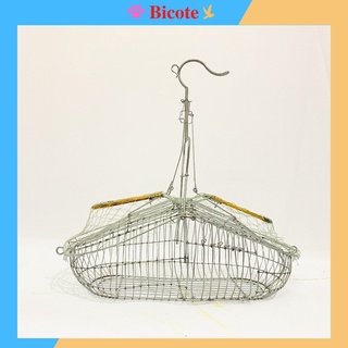 Lồng bẫy chim khuyên, chào mào BICOTE chất liệu kẽm cao cấp siêu nhạy giá rẻ