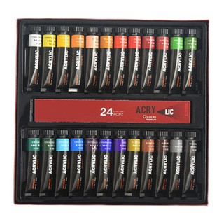 Bộ 24 màu acrylic 12ml không độc hại nhiều màu sắc thỏa sức sáng tạo