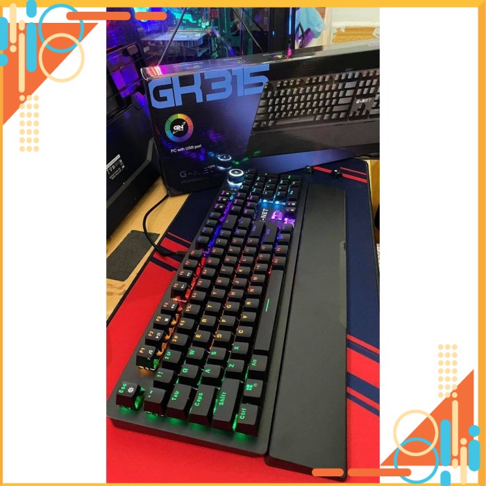 Bàn Phím Cơ Quang Gnet GK 315 - Hàng Chính Hãng Bảo Hành 12 Tháng Lỗi Đổi Mới