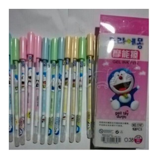 Hộp 12 cây bút gel thần kì viết xóa được DORAEMON