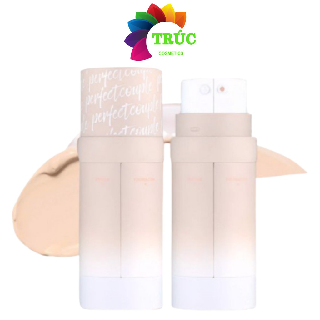Kem Nền Lemonade Kết Hợp 2 Trong 1 30g Perfect Couple Dual Foundation Trúc Cosmetics