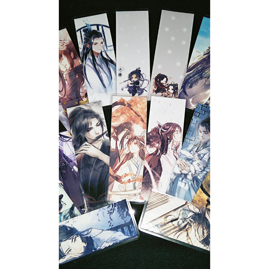 Bookmark Kẹp Sách Anime Ảnh in theo yêu cầu 1 set combo 5 cái