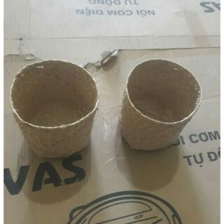 Giỏ cói trồng cây/ đựng đồ KT 12 cm