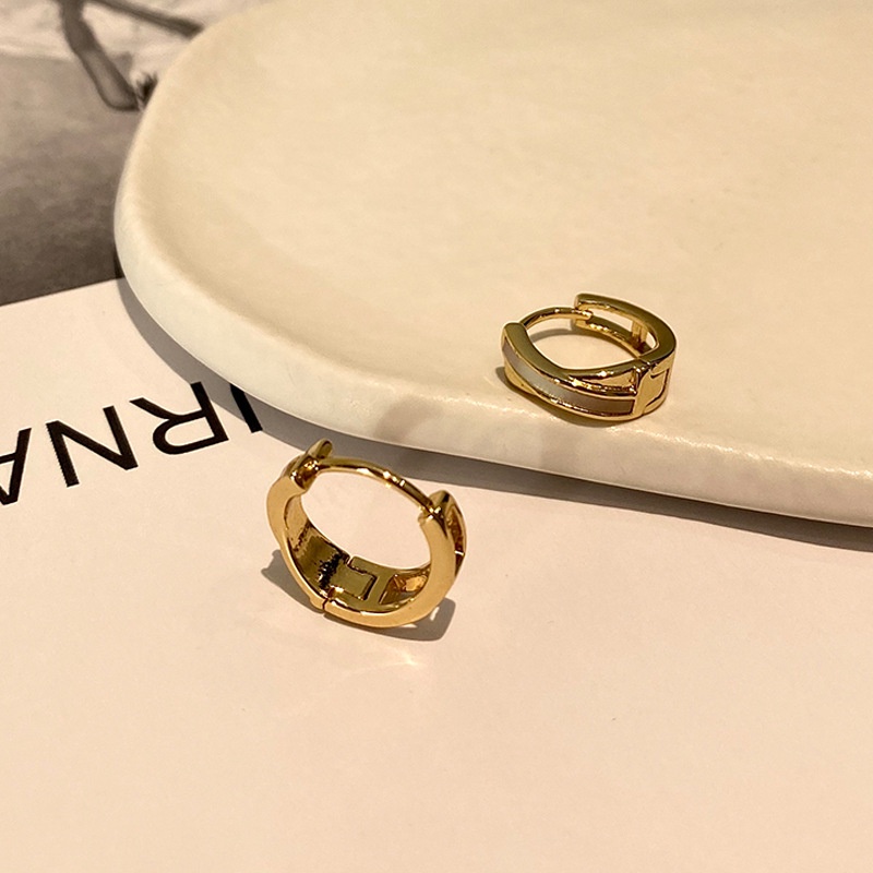 Khuyên Tai Hình Học Đơn Giản Cổ Điển Thời Trang Kiểu Pháp Cho Nữ