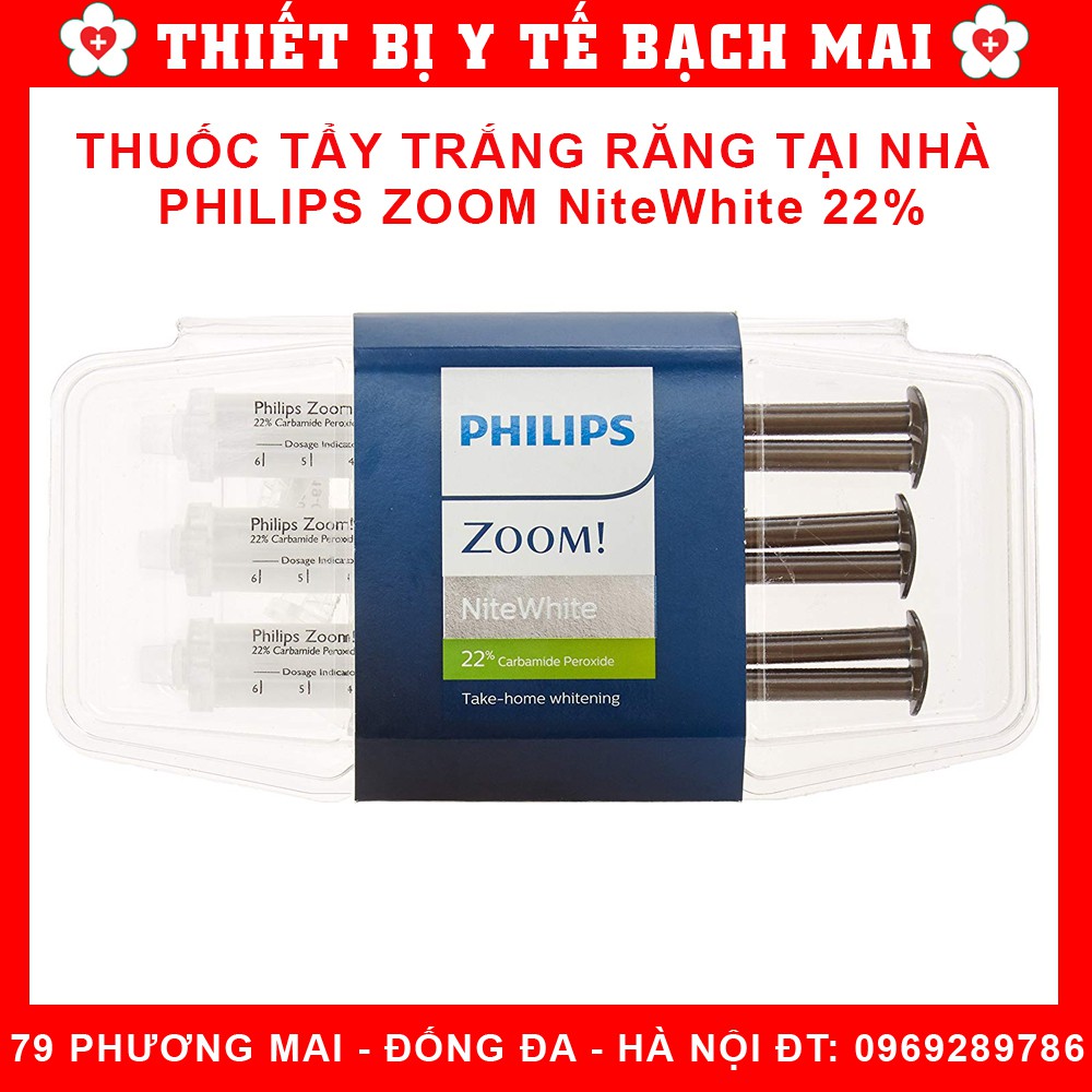 Thuốc Tẩy Trắng Răng NiteWhite 22% PHILIPS ZOOM [CHÍNH HÃNG MỸ CHỐNG Ê BUỐT]