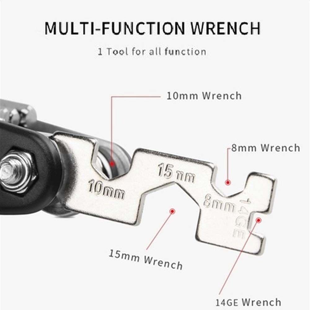 Danilo Bộ Dụng Cụ Sửa Chữa Xe Đạp Leo Núi 16 Trong 1 Bằng Hợp Kim Nhôm