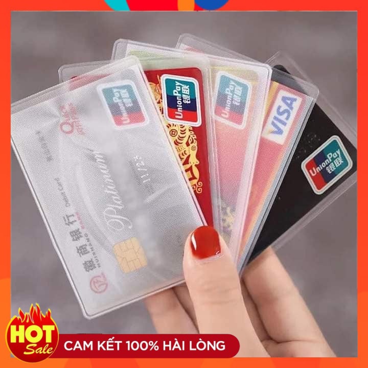 Vỏ Bọc Thẻ Bảo Vệ Thẻ Các Loại Thẻ ATM, Thẻ SV, Thẻ CCCD Chống Trầy Xước[ LỰA CHỌN TỐI ƯU]