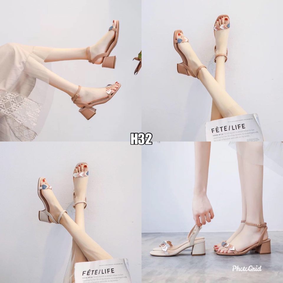 Giày cực xinh cho các nàng đi du lịch, chụp ảnh sống ảo - H32- GIÀY NỮ GOBE
