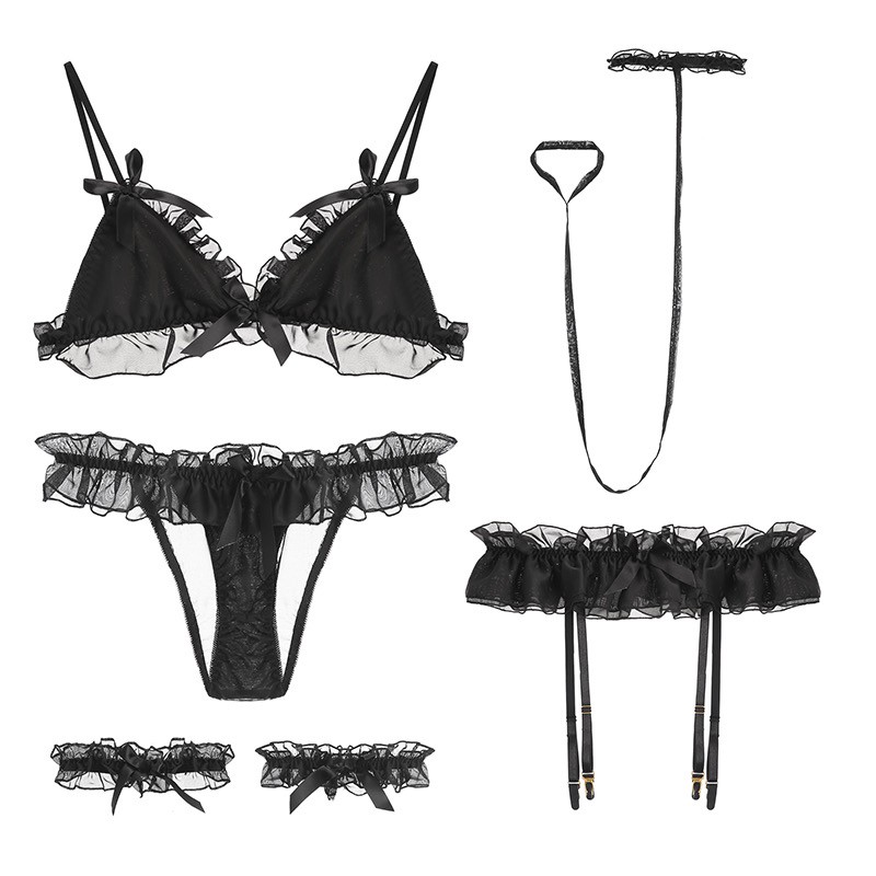 Fullset đồ lót Cosplay Badgirl có dây trói cổ Nhà Kho TuTu L284 | BigBuy360 - bigbuy360.vn