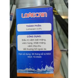 lomecain nhiệt miệng
