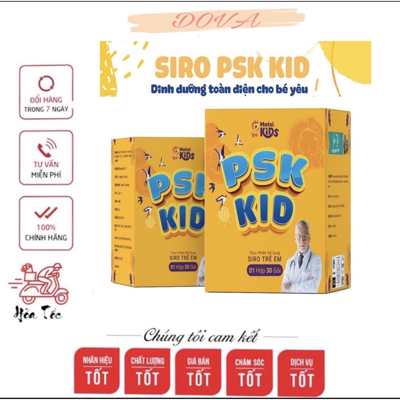 SIRO TĂNG SỨC ĐỀ KHÁNG PSK KIDSIRO ĂN NGON TĂNG SỨC ĐỀ KHÁNG CHO TRẺ EM PSK KID.