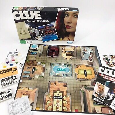 Trò Chơi Board Game Clue - Disscover The Secrets Tiếng Anh Hộp Lớn Suy Luận Phá Án