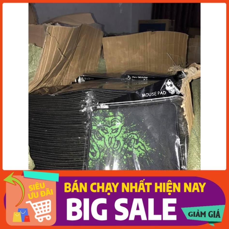 Bàn di chuột khâu viền dầy 4mm mặt sần cỡ 24*32cm