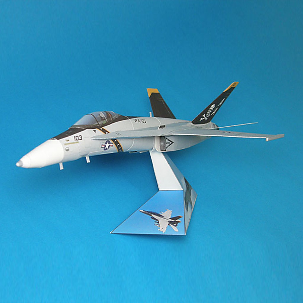 Mô hình giấy máy bay quân sự Jolly Rogers F-18 Super Hornet