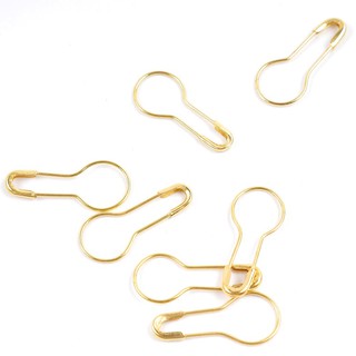 Lot 100pcs Calabash Bulb Gourd Pear Shape Coilless Tag Craft Home Safety Pins