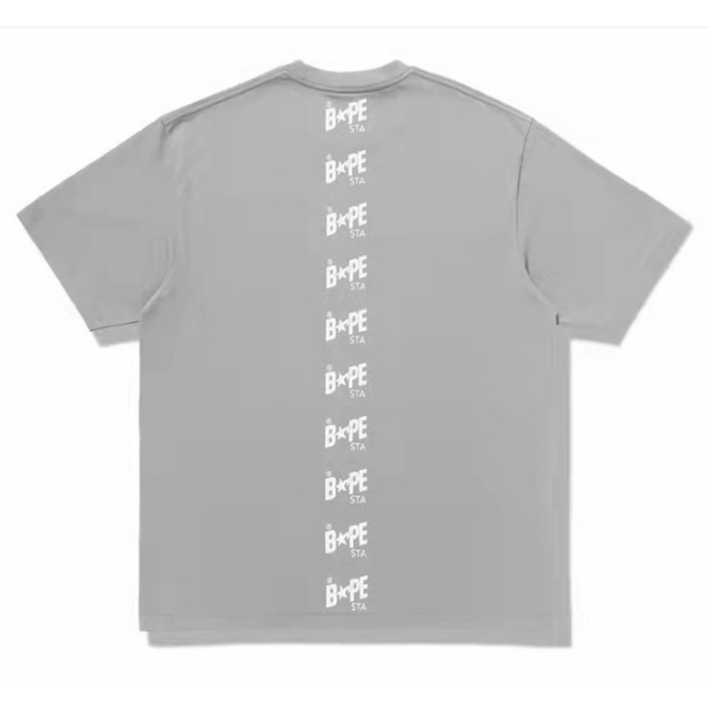 Áo Thun BAPE Ngắn Tay Cổ Tròn Phong Cách Mới Cho Nam Và Nữ