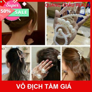 Sét 5 Kẹp Tóc Dây Buộc Tóc cái Mới