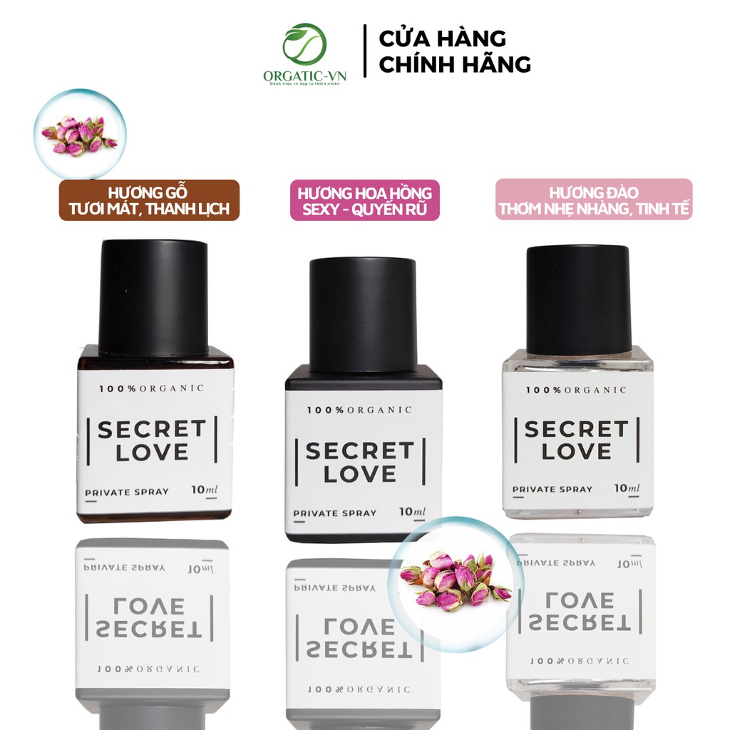 Nước hoa vùng kín Organic Secret Love Ogatic_vn 10ml - NH006