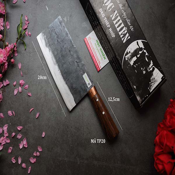 Dao Chặt Thái Kết Hợp Làm Từ Nhíp Xe Ô Tô Siêu Sắc - Mộc Nhiên Phúc Sen [ CHÍNH HÃNG ]