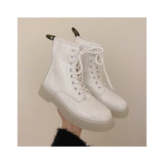 Boots/ Bốt cao cổ trắng Dr.Martens đế trong