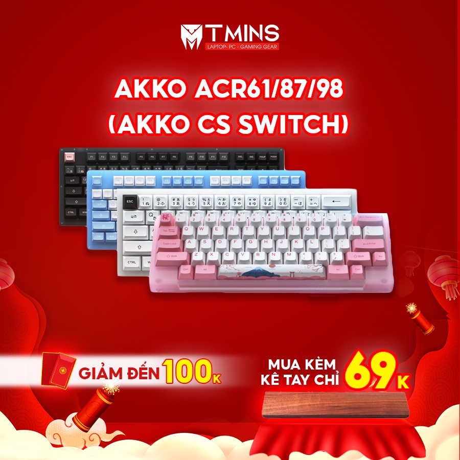 Bàn phím cơ AKKO ACR 61/87/98 (AKKO CS Switch)