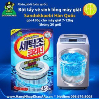 Combo 5 gói bột tẩy lồng máy giặt