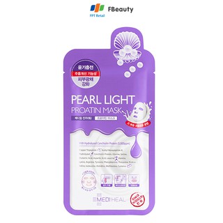 Mặt nạ ngọc trai giúp trắng da Mediheal Pearl Proatin Mask 27ml