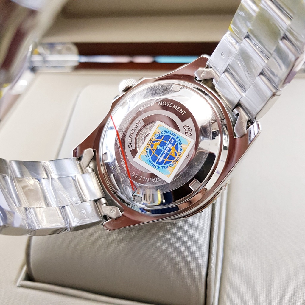 Đồng hồ nam Olym Pianus Submariner OP899832AGS-XL - Mặt xanh lá mạnh mẽ với kính sapphire