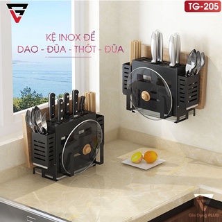 Kệ Khay Đựng Dao Thớt Inox