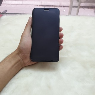 Bao Da Clear View Cover Standing Samsung J7 Prime