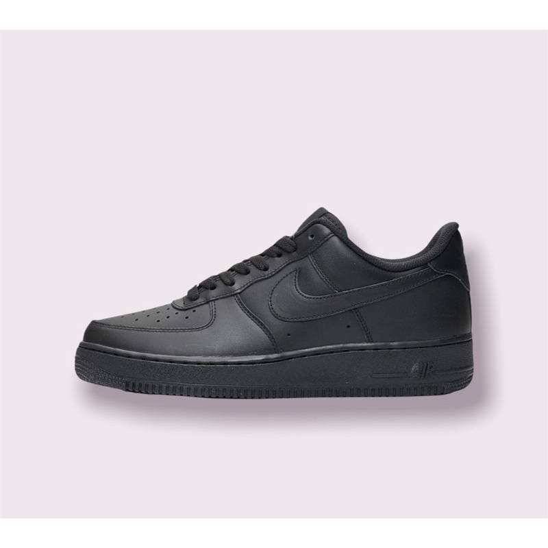 ( Giày AUTH) Giày Nike Air Force 1 BHM All Black chính hãng