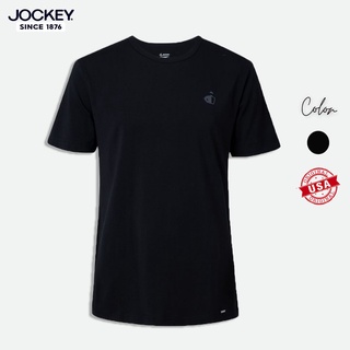 Áo Thun Nam Jockey Cotton Compact In Haft Boy Màu Đen Cao Cấp - J7339