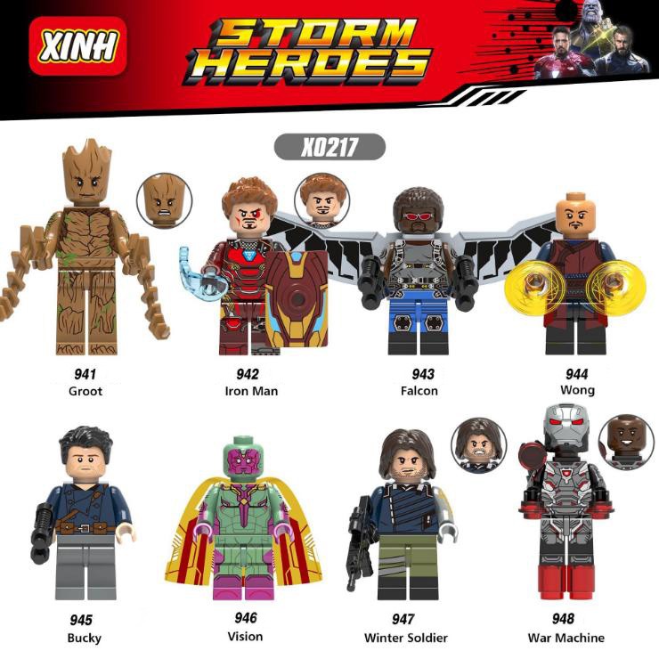 Đồ chơi lắp ráp mô hình Minifigures nhân vật MarvelHeroes X0217