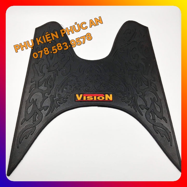 Phụ kiện trang trí gắn xe Vision đời đầu 2011-2012-2013 ốp che pô, quạt gió, bầu gió, thảm lót chân, chỉ mũi đuôi dè