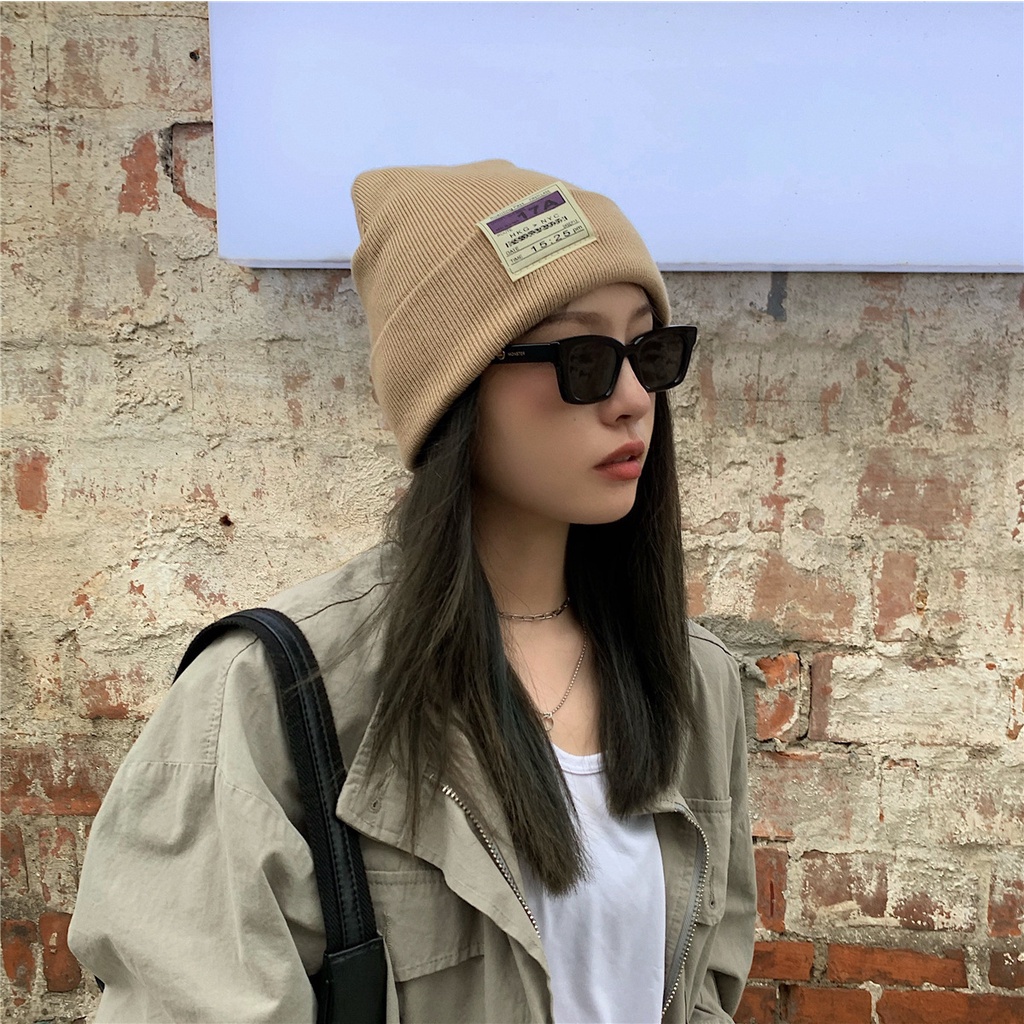 MŨ LEN TRƠN DỆT KIM DÀY NHIỀU MÀU LOGO 17A - BEANIE 17A UNISEX