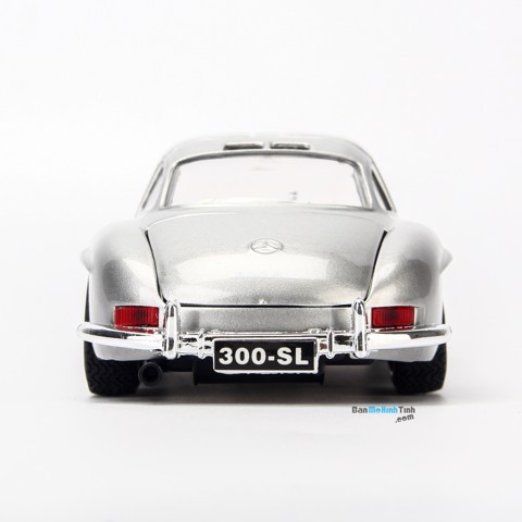MÔ HÌNH XE MERCEDES-BENZ 300SL 1954 SILVER 1:24 BBURAGO - MH18-22023