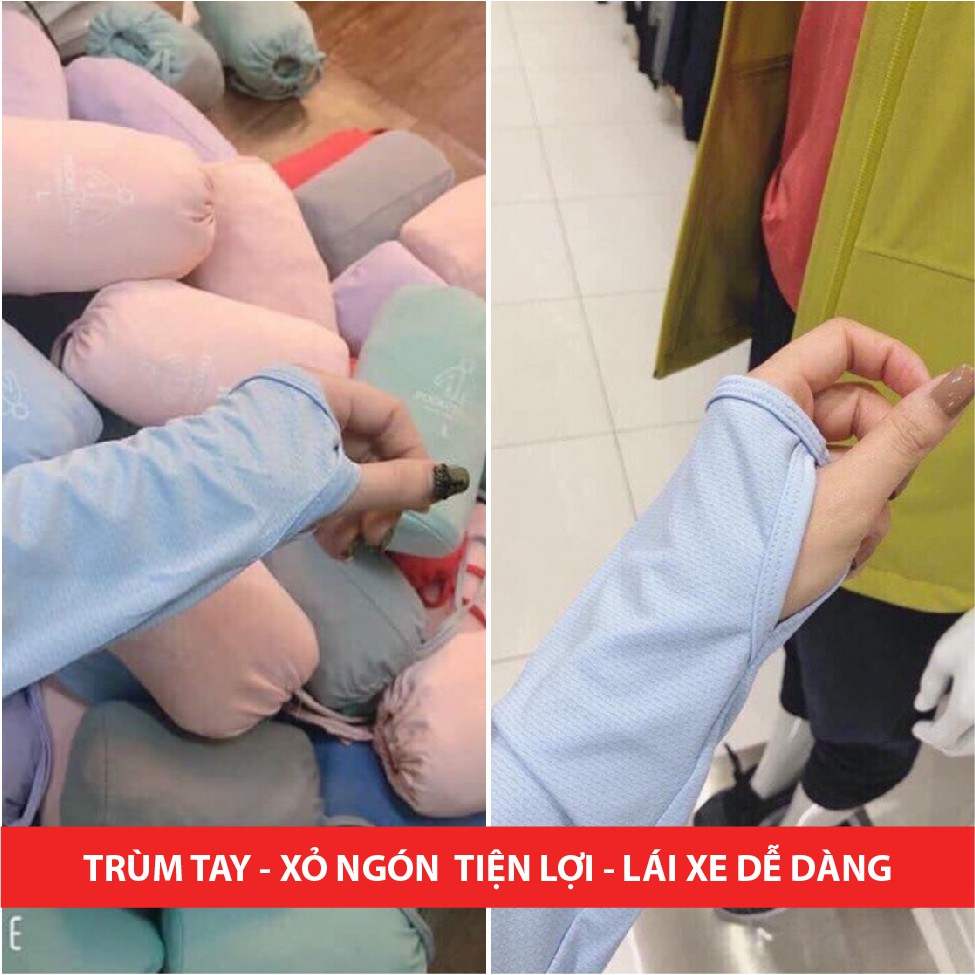 Áo Nắng Nữ 2 Lớp Chống Tia UV Vải Thun Lạnh Thông Hơi Thời Trang Cao Cấp Khoá Kéo - Áo Chống Nắng Nữ Ngắn