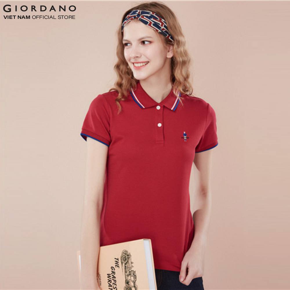 Áo Thun Nữ Có Cổ Polo Giordano 05319260