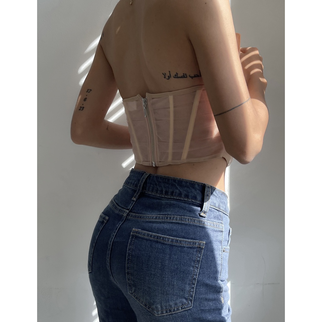 La Corset - Áo Bra Ren Lưới Quây Ngang Thiết Kế La Perbra Premium