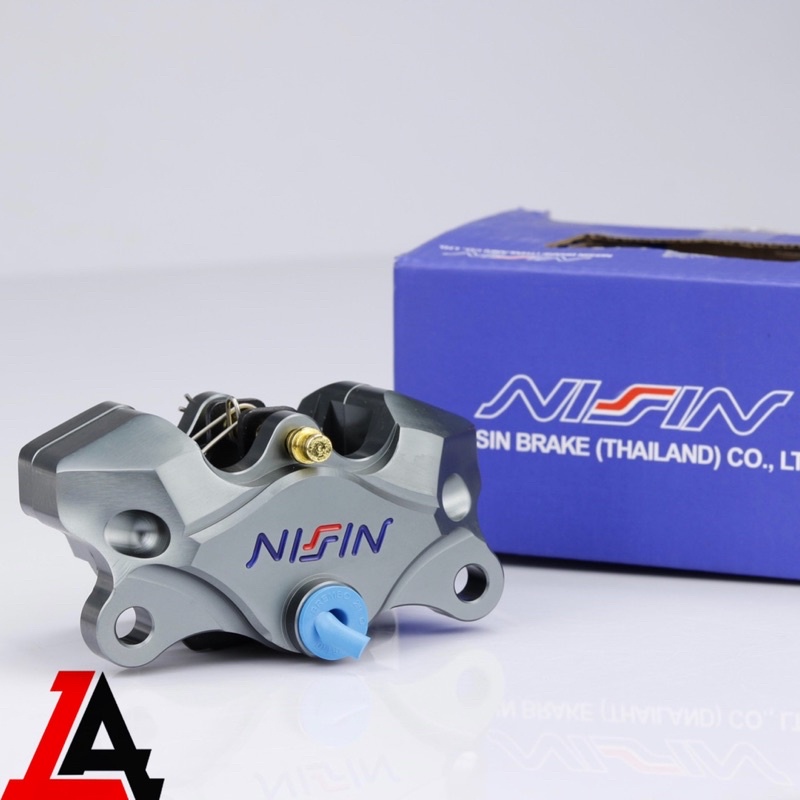 Bộ heo dầu Nissin 2 Piston chính hãng kèm pát nhôm CNC dành cho các dòng xe