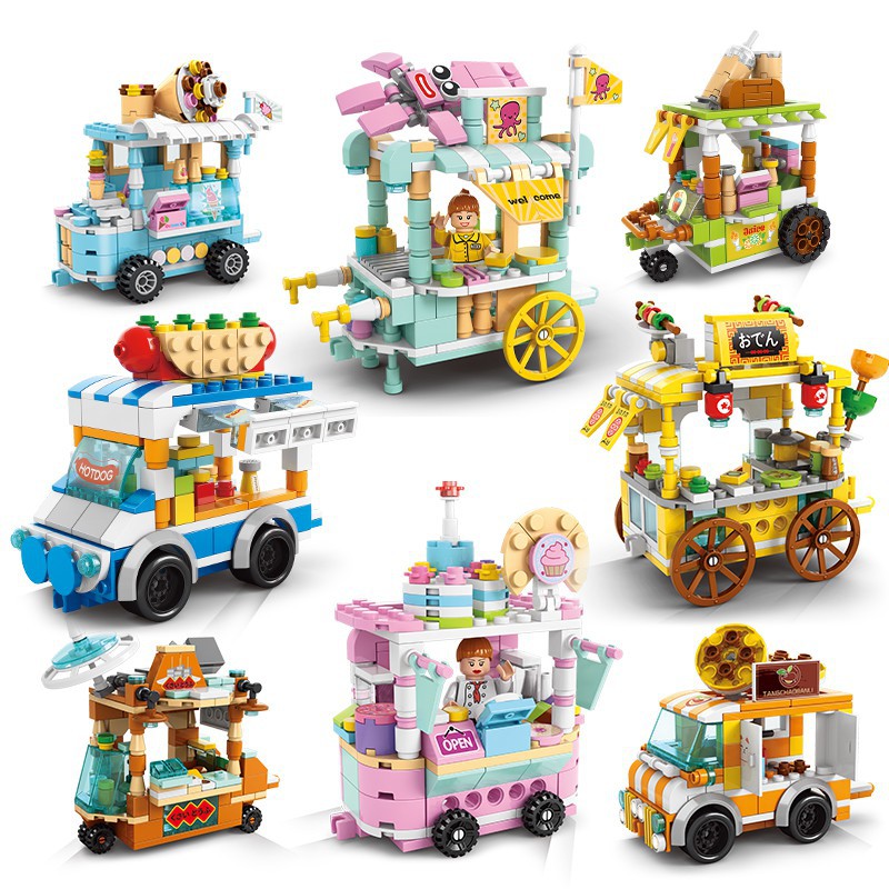 Bộ Đồ Chơi Lego Lắp Ráp mô hình nhà bếp dễ thương cho bé