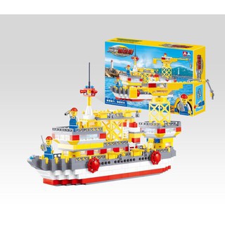 Lắp ghép lego chaobao Tàu Khoan 498 miếng ghép