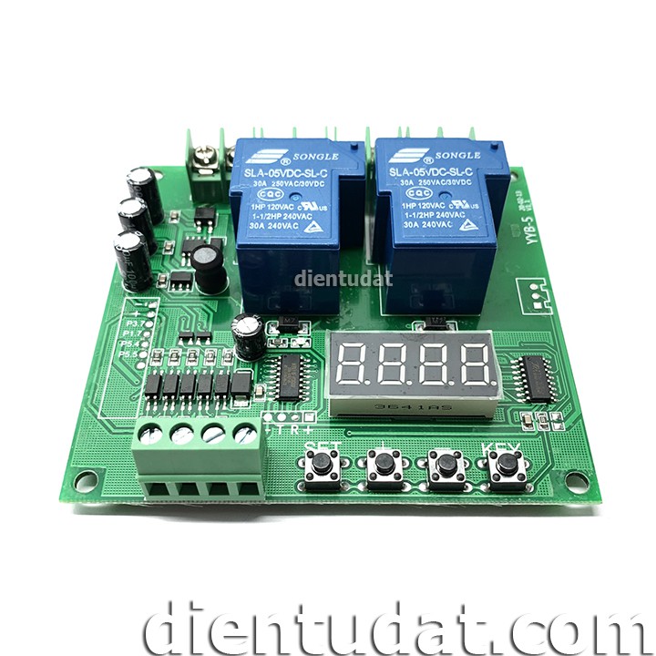 Mạch Trễ Đảo Chiều Motor 2 Relay 30A