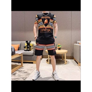 Set bộ thời trang nam phối sọc kiểu brr cực hot sbtt_146