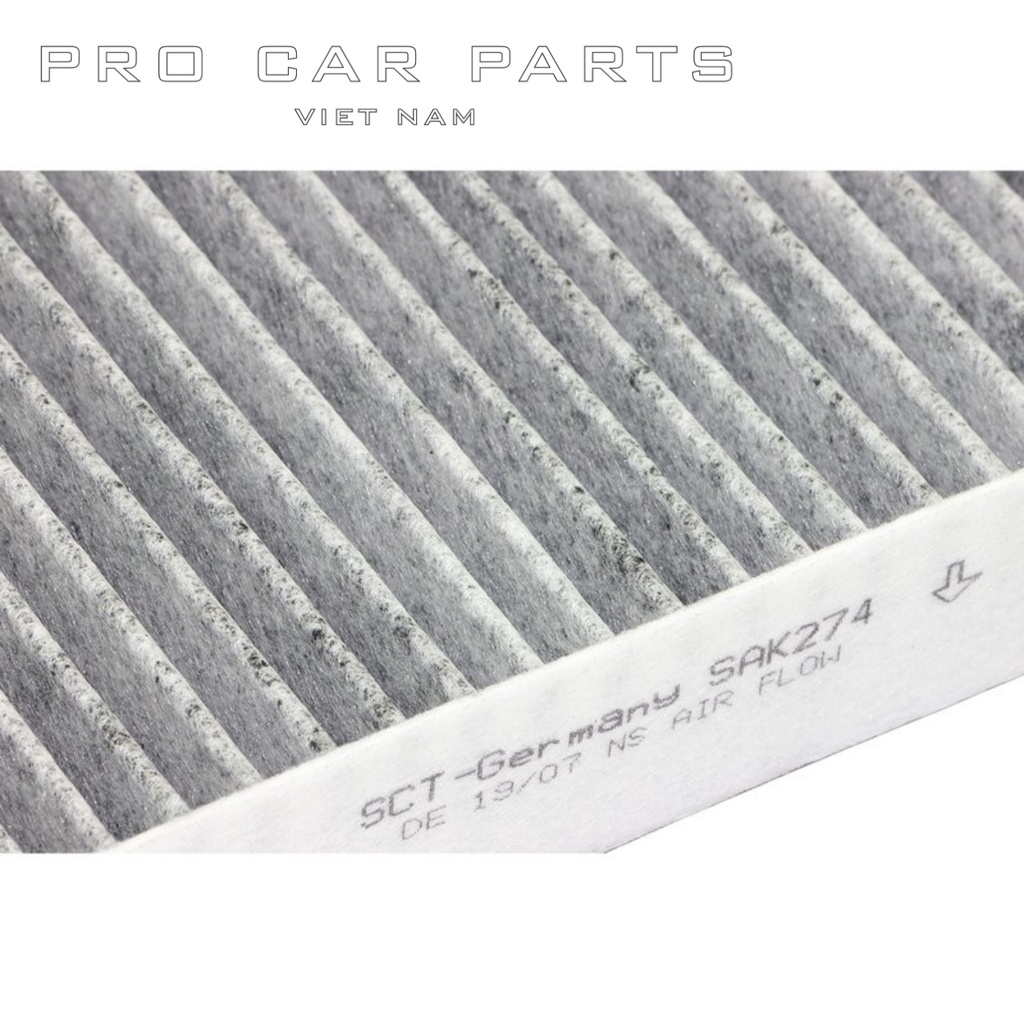 Lọc Gió Điều Hoà BMW  320i, 520i, 523i, 528i, 535i, 640i, 730i, 740i SCT GERMANY SAK 274