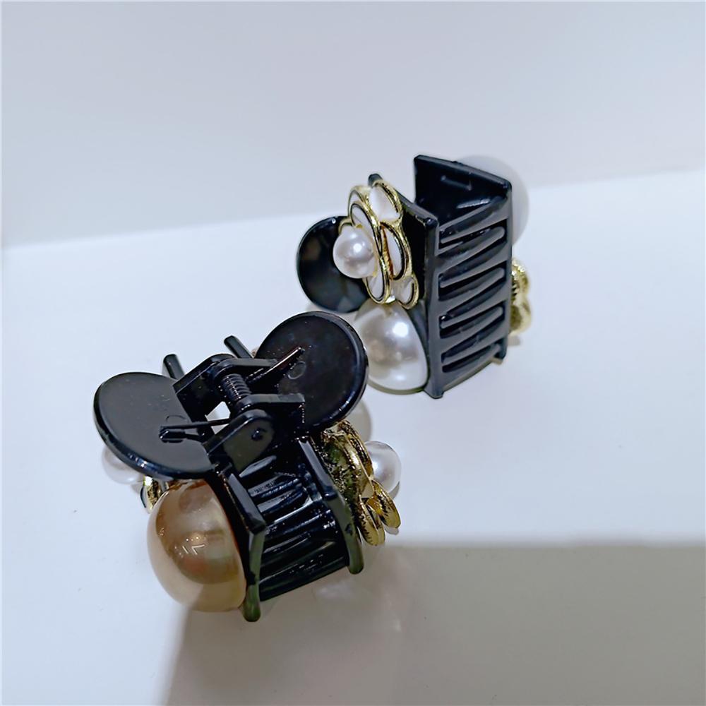 IVORY Kẹp Càng Cua Bằng Hợp Kim Họa Tiết Hoa Phong Cách Retro Thanh Lịch Cho Nữ